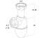 Siphon lavabo réglable à culot démontable - 0201001 - NICOLL - Référence fabricant : SASSIBM552