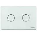 White two-touch ABS fireproof plate with stop buttons