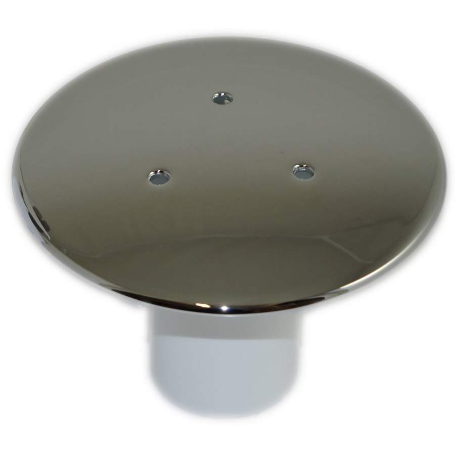 120mm chrome plated brass cover with 90mm diameter drain tube - ESPINOSA