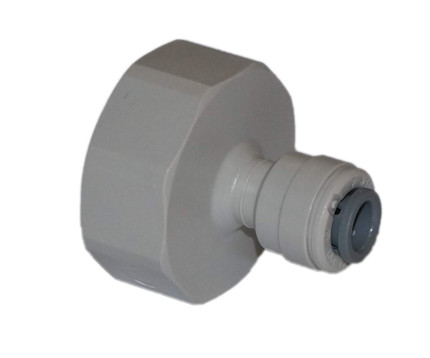 F20x27 PVC 1/4" (6.3 mm) John Guest Fitting