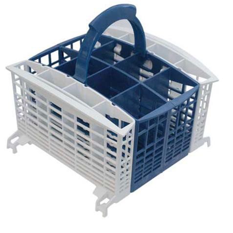 Cesta de cubiertos Indesit azul satinado