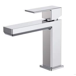 Robinet lavabo, mitigeur chromé PLAZA avec vidage - PF Robinetterie - Référence fabricant : 84CR100