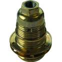 E14 gold threaded socket with 2 rings, diameter 10, 60W, 2A, 250V