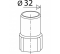 Raccord flexible MODULOFLEX écrou 40x48, mâle 40mm, 380 à 800mm - Valentin - Référence fabricant : VALEM810900060001