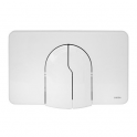 Panel de control frontal WISA 2100, blanco, ABS, doble mando