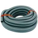 Grey PVC reinforced hose diameter 40mm - per meter.