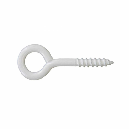 Screw-in spike, steel, white, rilsanized, 6 x 40 sc, 2 pieces - Vynex - Référence fabricant : 353516