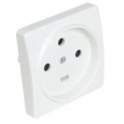 White power socket, 3-pole plus earth, 20A 