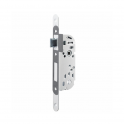 Recessed lock, 135 mm lock case, 40 mm reversible axis, white.