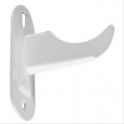 Radiator support, cast iron, 90 mm, to screw on, white epoxy