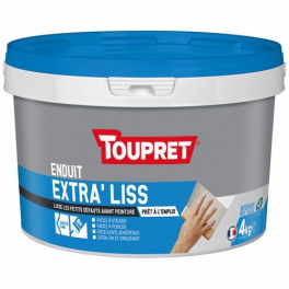 Rasante extra fine per finiture, uso interno, 4kg, bianco - TOUPRET - Référence fabricant : 545592