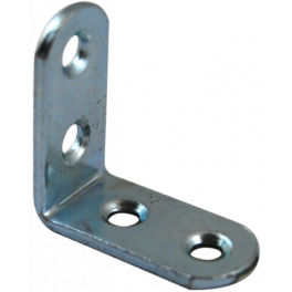 Supporto per sedia con estremità rotonda, 30x30x15 mm, acciaio galvanizzato - CIME - Référence fabricant : 51722