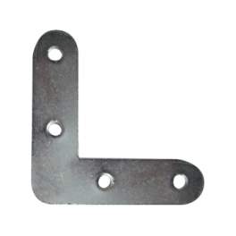 Window bracket with round end, 60x60x16 mm, galvanized steel - CIME - Référence fabricant : 51737