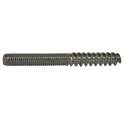 Double threaded screw, wood/metal thread, M6 L60mm, galvanized steel, 10 pieces.