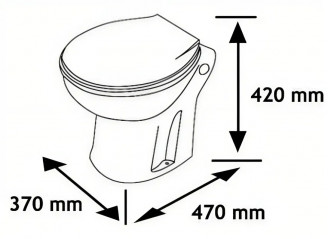 Cuvette WC Broyeur monobloc Waterflash 750 plus