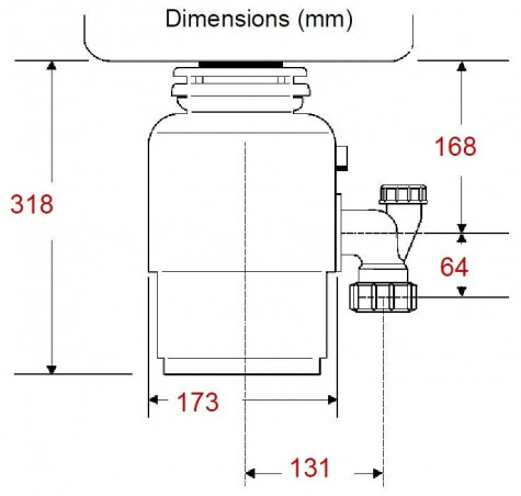 Trituratori di rifiuti alimentari ISE 56