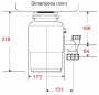 Food waste shredders ISE 56