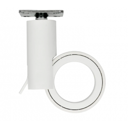 Rueda giratoria blanca, 47x47 mm, D. 65 x H.109 mm, distancia entre ejes 35x35mm - CIME - Référence fabricant : 54649