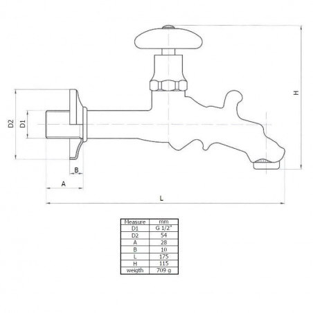 Robinet pour fontaine - GARGOUILLE