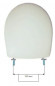 Abattant Selles ROYAN 2 mini, Allia Prima 2 Compact et Prima 2 Compact d'angle (0102001), blanc