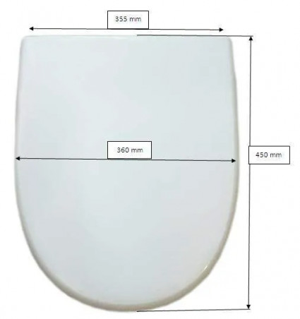 Toilet seat ROYAN CLICO White