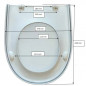 Toilet seat ROYAN CLICO White