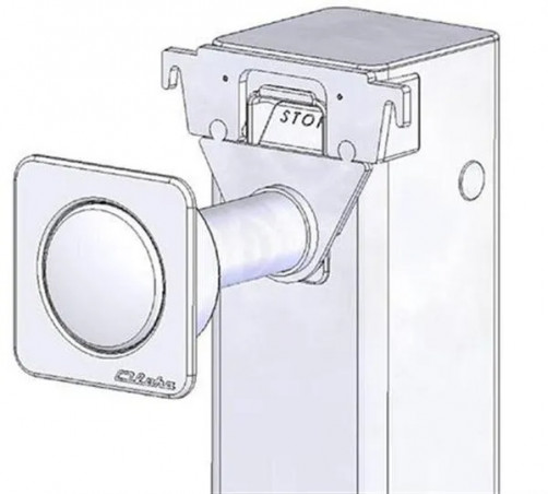 Réservoir dissimulé \"TUBCHASS\" 6L avec bouton encastré