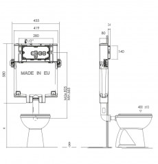 DIAMANTE tank for EURO FUTURA 620 replacement