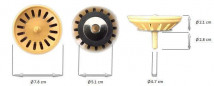 Cesta extraíble de PVC Terre de France de 78 mm de diámetro