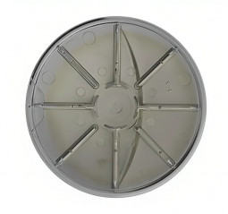 Coperchio ABS cromato D.110, per coperchio di scarico Turboflow D.90