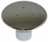 120mm chrome plated brass cover with 90mm diameter drain tube