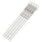 Stainless steel double skewer kit