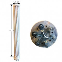 Résistance stéatite Monophasé et Triphasé diamètre 47, 3000W