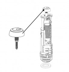 Double push button Optima 49 Ch.