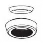 Elbow nut with seal D.50 for low flush N.M.