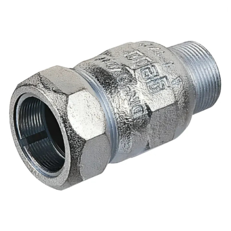 Raccord compression 12x17 mâle tube acier 17,2 mm extérieur