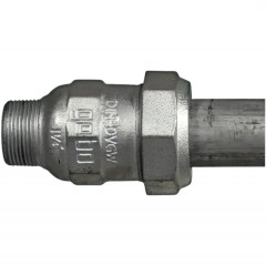 Raccord compression 40x49 mâle tube acier 48,3 mm extérieur