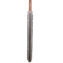 Stainless steel gas tube protection trunking, diameter 54, width diameter 90 mm (reconditioned)