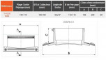 FLEX 100/110 T-pipe socket for pipes from 160 to 400