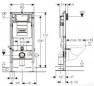 Bâti support Duofix autoportant