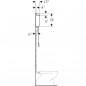 9/6 litre high flush with chain release