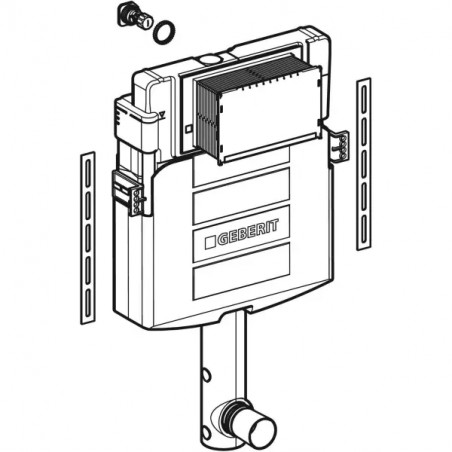 Réservoir à encastrer Geberit Sigma 12 cm, 6 / 3 litres