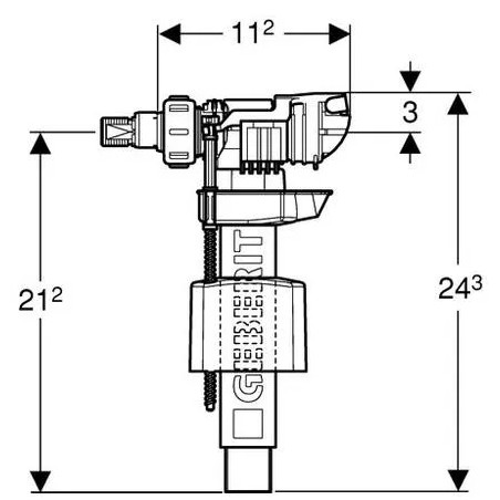 Robinet flotteur Unifill pour réservoir apparents