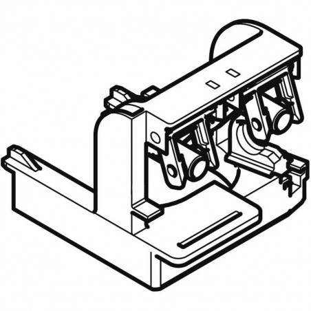 Bloc commande et support flotteur double touche compatible simple touche, réservoir Twinline