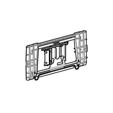 Supporting frame for Twinline faceplate