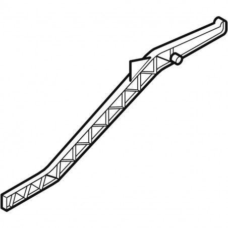 Levier de déclenchement Geberit pour réservoir apparent AP128-129