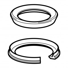 Lip seal for sealing