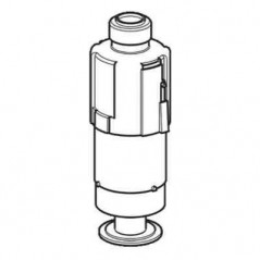 Mécanisme de chasse GEBERIT type 220 rinçage interrompable seul