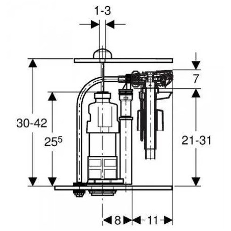 Cloche complète GEBERIT