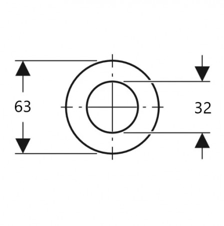 Glockengelenk D.63X32 N.M